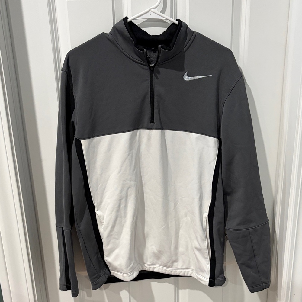 Nike Men's Performance Jacket in Charcoal and Ivory